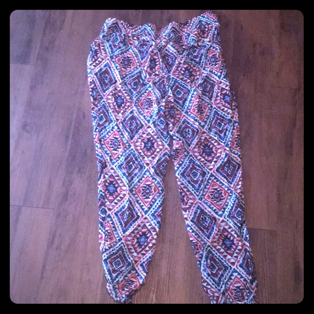 Print harem pants